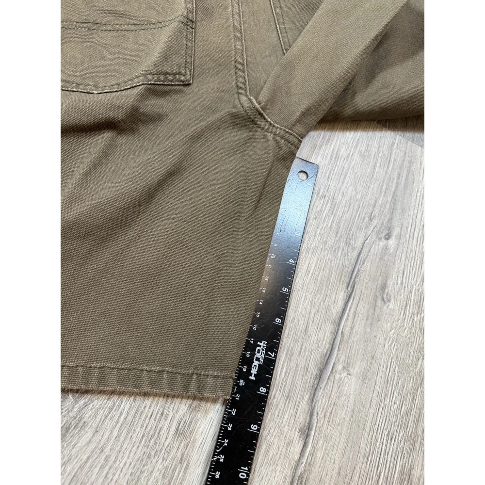 y2k workwear utility urban carpenter jean short canvas mud WeSC NWT size 30 MP50 - Picture 10 of 12